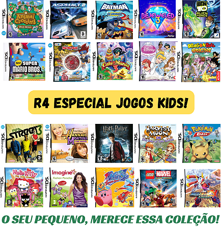 Cartão Cartucho R4 Dual Core 2025 Sd 64gb Especial Kids