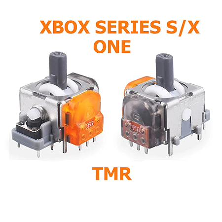 2 Analógicos 3D Magnético Hall Effect TMR GINFULL Original Anti Drift Para Controles Xbox One Series S X