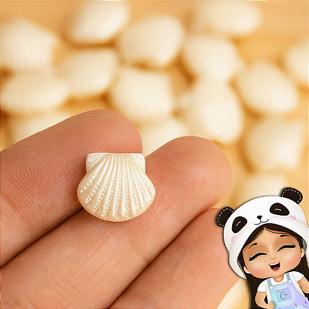 Miçanga Concha do Mar 15mm