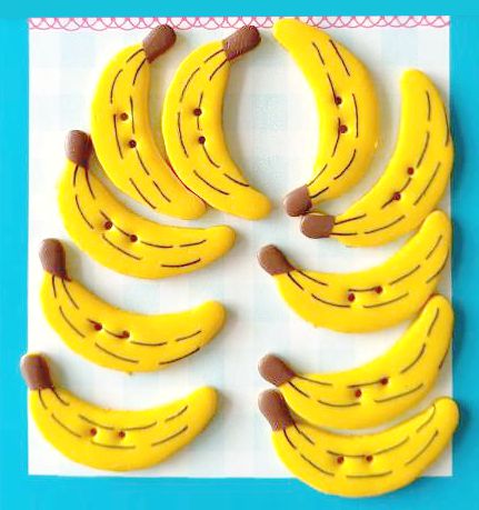 Botão Decorativo – Kit Banana