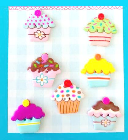 Botão Decorativo – Kit Cupcake