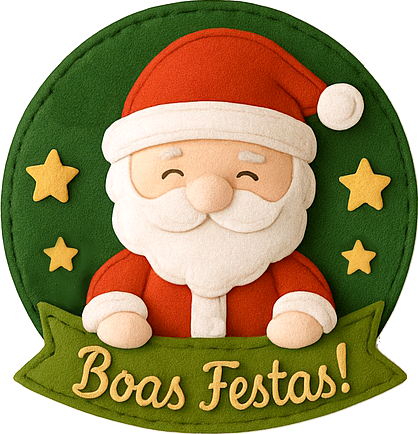KIT Recortes para Guirlanda em Feltro - Boas Festas!