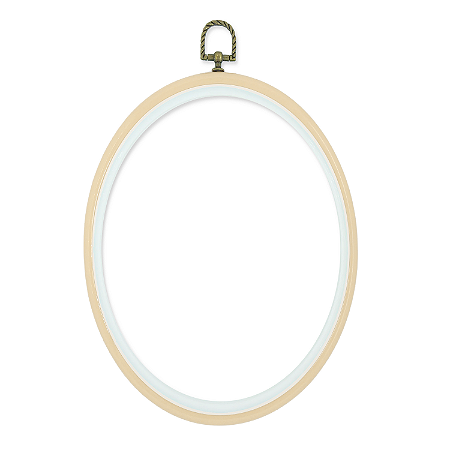 Bastidor em Silicone Oval - Escolha Cor e Tamanho