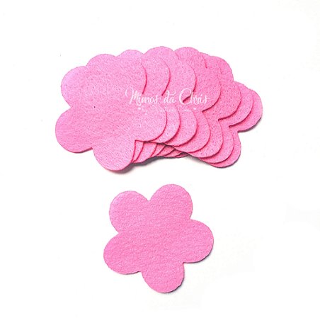 Recorte Florzinha 5 pontas Misto - Candy Colors