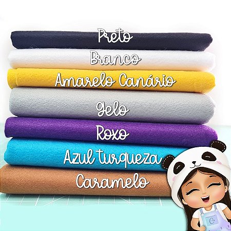 KIT PROMOCIONAL Feltro Liso Santa Fé - BOLOFOFOS