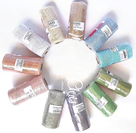 ROLO Cordão Fio Encerado 1mm - 100% Algodão (100 metros)