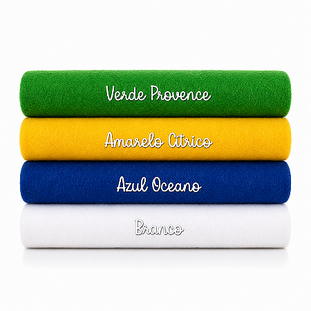 KIT PROMOCIONAL Feltro Liso Santa Fé - Brasil