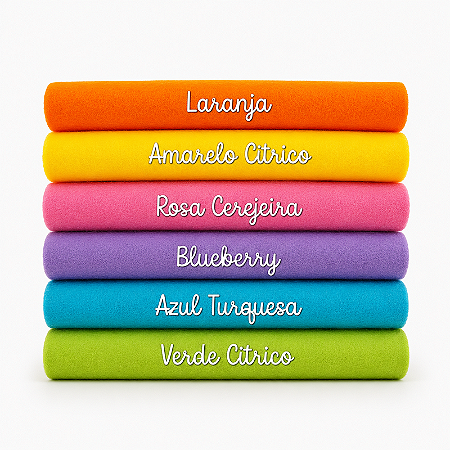 KIT PROMOCIONAL Feltro Liso Santa Fé - Arco Íris