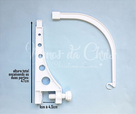 Suporte Ajustável para Móbile de Berço - 47cm