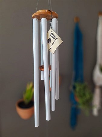 Mensageiro dos Ventos Feng Shui 7 Tubos de alumínio