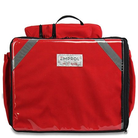 Mochila Bag Maquininha Motoboy Laminado Delivery 45L Motobag