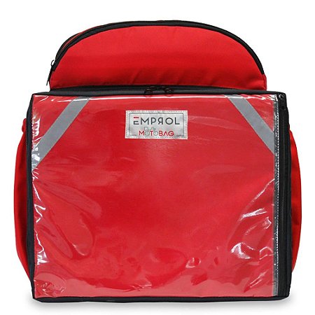 Mochila Bag Pizza Motoboy 45L Com Isopor Emprol Motobag