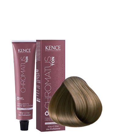 TON CREME SEM AMONIA  8.0 - LOURO CLARO  60G CHROMATUS – KENCE