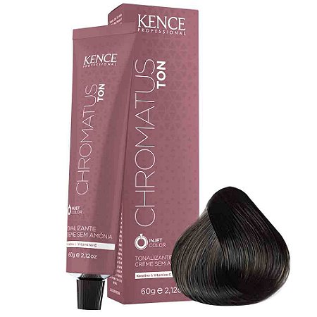 TON CREME SEM AMONIA 4.0 CASTANHO MEDIO 60G CHROMATUS