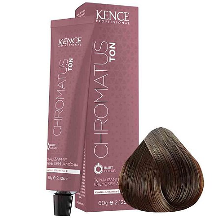 TON CREME SEM AMONIA 6.7 LOURO ESCURO CHOCOLATE 60G CHROMATUS