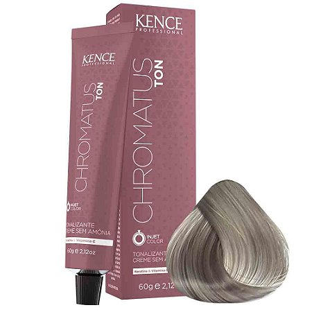 MATIZADOR CREME SEM AMÔNIA MK.21 - LOURO PÉROLA PLATINUM 60G CHROMATUS - KENCE