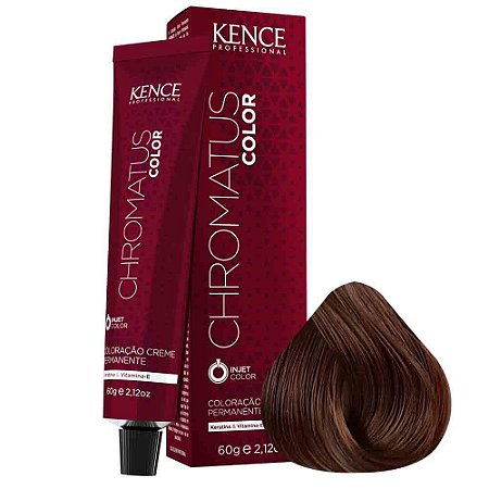 COL CREME PERM 6.34 LOURO ESCURO DOURADO ACOBREADO 60G CHROMATUS