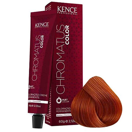 COL CREME PERM 8.44 LOURO CLARO ACOBREADO INTENSO 60G CHROMATUS