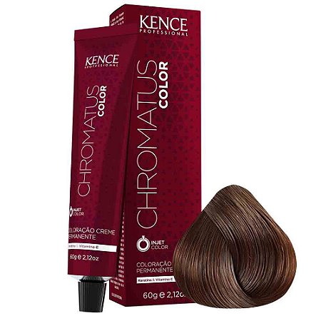 COL CREME PERM 6.77 LOURO ESCURO MARROM INTENSO 60G CHROMATUS
