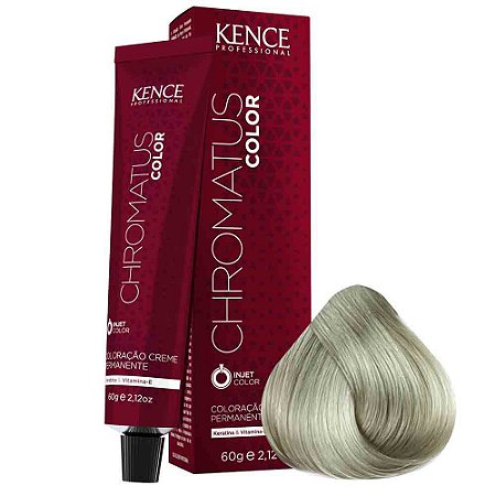 COL CREME PERM 9.11 LOURO MUITO CLARO ACINZENTADO INTENSO 60G CHROMATUS