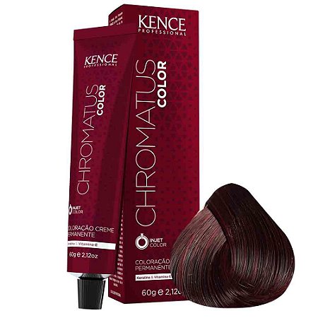 COL CREME PERM 4.66 CASTANHO MEDIO VERMELHO INTENSO 60 G CHROMATUS