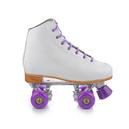 Patins Quad Profissional Básico, 4 Rodas, Clássico Branco Com Rodas Co -  Patins | Loja Especializada | Quad 4 Rodas | Peças e Acessórios