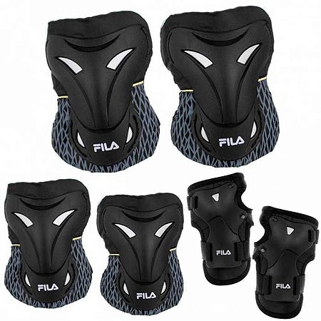 Kit proteção sales patins fila