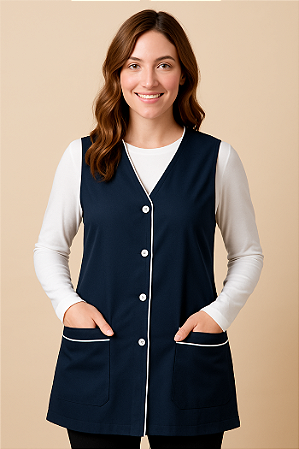 Colete Uniforme Marinho Feminino - Luna