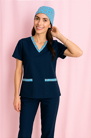 Pijama Cirúrgico Feminino Estampado