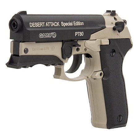 Pistola GAMO CO2 PT-80 DESERT ATTACK  edição especial