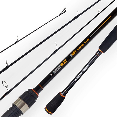 Vara Carretilha AF Speed Way C561 1,68m 6-10lbs