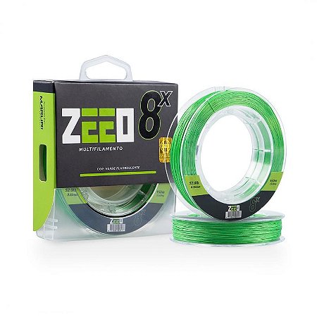 Linha Multifilamento Zeeo 8x Verde Fluor