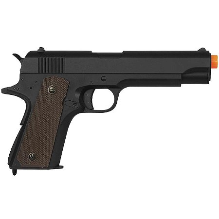 Pistola Airsoft CYMA elétrica CM.123 COLD 1911 METAL automática 6mm