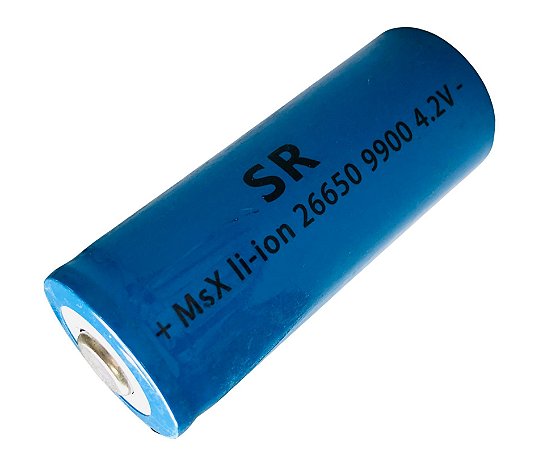 Bateria Lanterna x-900 26650 4,2v/16800mah Recarregável LI-ION