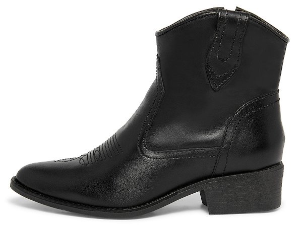botas texana preta