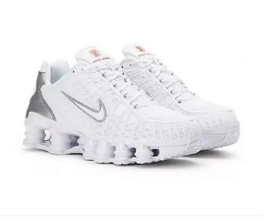 nike shox 12 molas branco