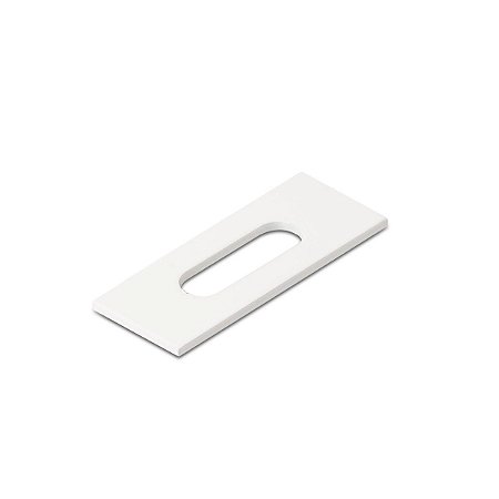 Puxador placa kit pia ou vitrine em plástico