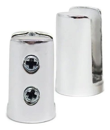 Suporte Fenda Alongada Prateleira Vidro Philips 10mm 10 Unid