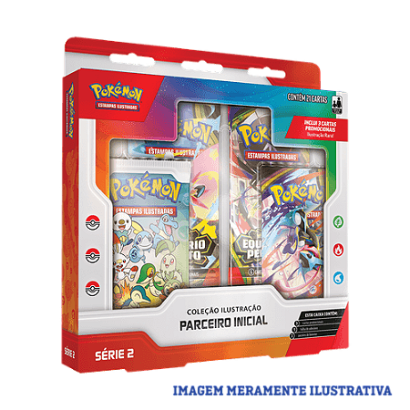 Pokémon (TCG) Coleção Ilustração Parceiro Inicial - Série 2