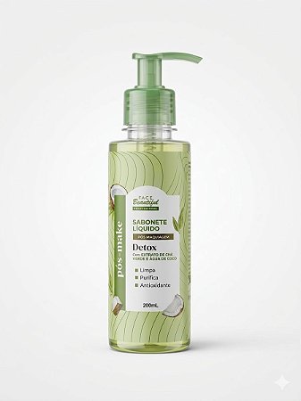 Sabonete Pós Make Detox 200ml - Face Beautiful