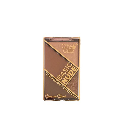 Paleta de Iluminador e Contorno Give me Glow Cor A - City Girls