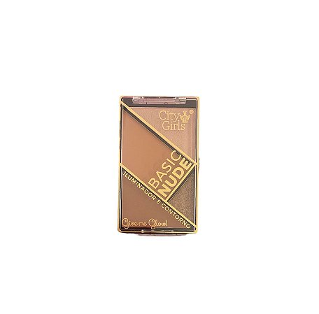 Paleta de Iluminador e Contorno Give me Glow Cor B - City Girls
