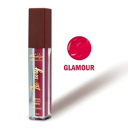 Batom Líquido Matte Luxury Cor Glamour - Face Beautiful