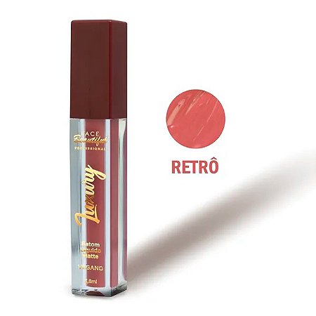 Batom Líquido Matte Luxury Cor Retrô - Face Beautiful