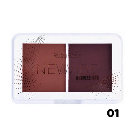 Blush Duo New Vibe Cor 01 - Ruby Rose