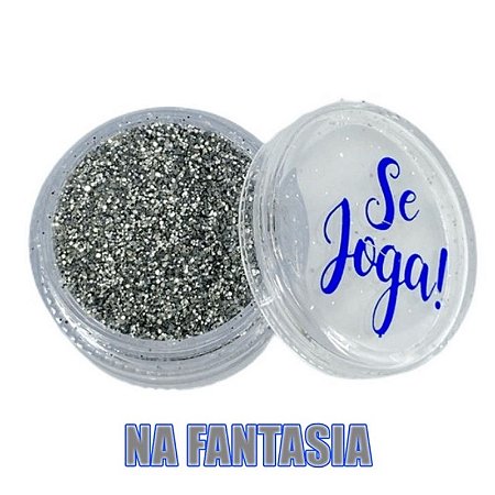 Glitter Prata Se Joga Na Fantasia - Face Beautiful