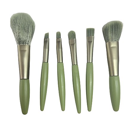 Kit de Mini Pincéis Com 6 Peças - Lilás