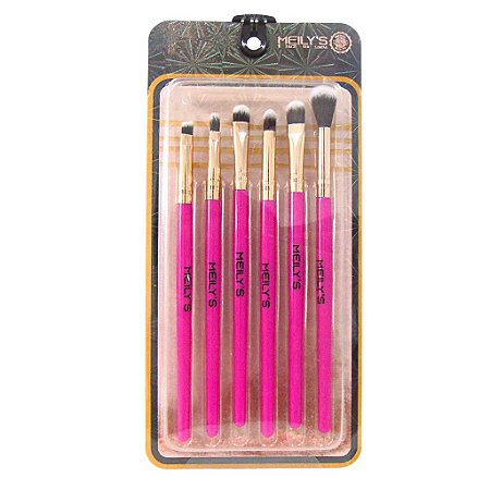 Kit de Pincéis com 6 unidades MKP -178- MEILY´S