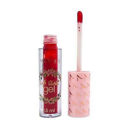 Lip Gel Tint Vermelho Cor 2 - Vivai