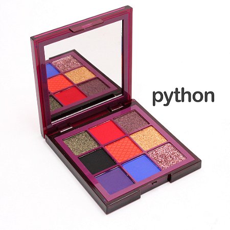 Paleta de Sombras Wild Python 9 Cores - Febella